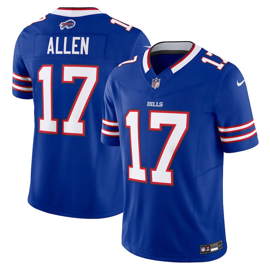 Men Buffalo Bills #17 Josh Allen Nike Royal Vapor F.U.S.E. Limited NFL Jersey->buffalo bills->NFL Jersey
